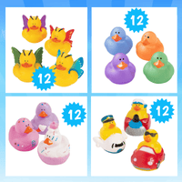 Thumbnail for bulk rubber ducks butterfly, color changing, sweets and travel