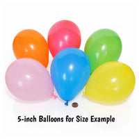 Thumbnail for 5 inch balloons size example for carnival games