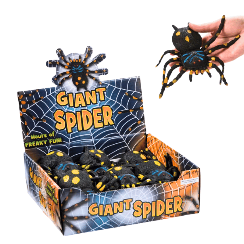 Jumbo Vinyl Spiders (12/package) $2.95 each