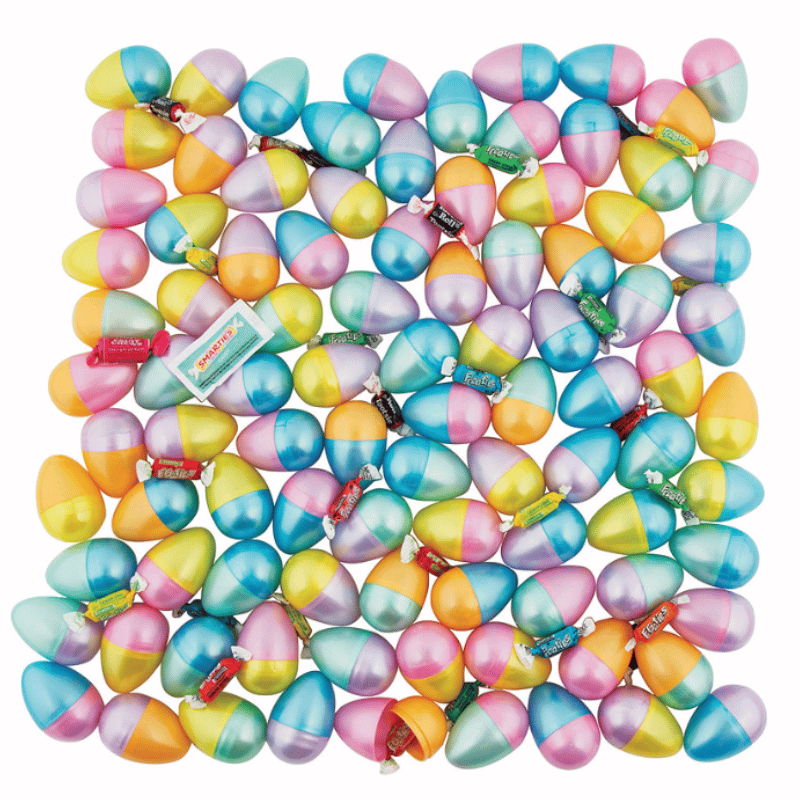 2000 Bulk Candy Filled Easter Eggs Set Assortment 32¢ each