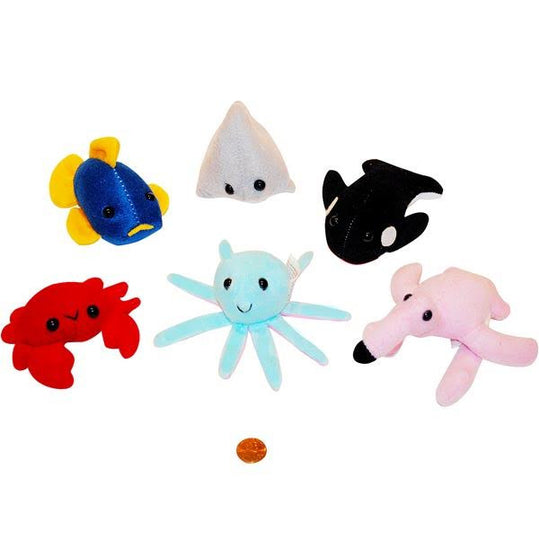 Plush Mini Tropical Toy Assortment - Plush Tropical Toys
