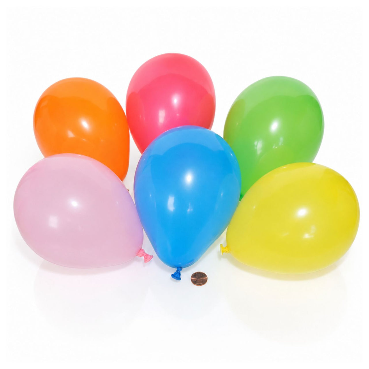 assorted color dart balloons