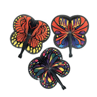 Thumbnail for assorted color paper butterfly fans
