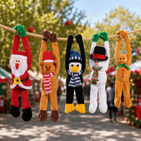 Thumbnail for assorted holiday plush long armed animals