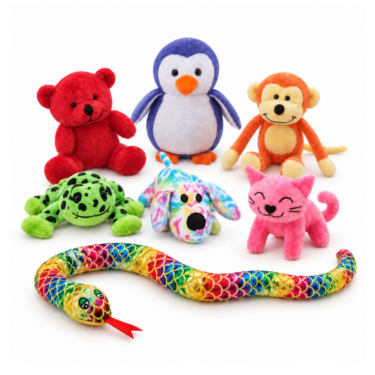 assorted small carnival stuffed animals by carnival savers