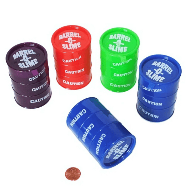 Barrel of Slime toy - Gooey Fun Toy Sold by the Dozen – Carnival