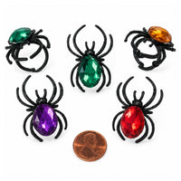 Thumbnail for Bejeweled Spider Rings (40 total rings in 2 bags) 27¢ each