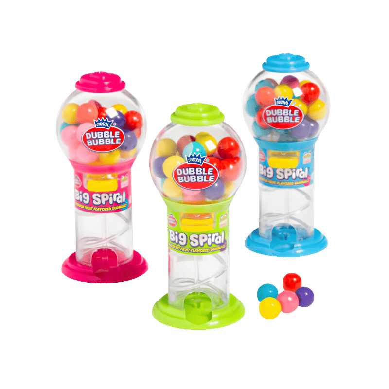 Mini Gumball Big Spiral Machines  (12 gum ball machines) $3.37 each
