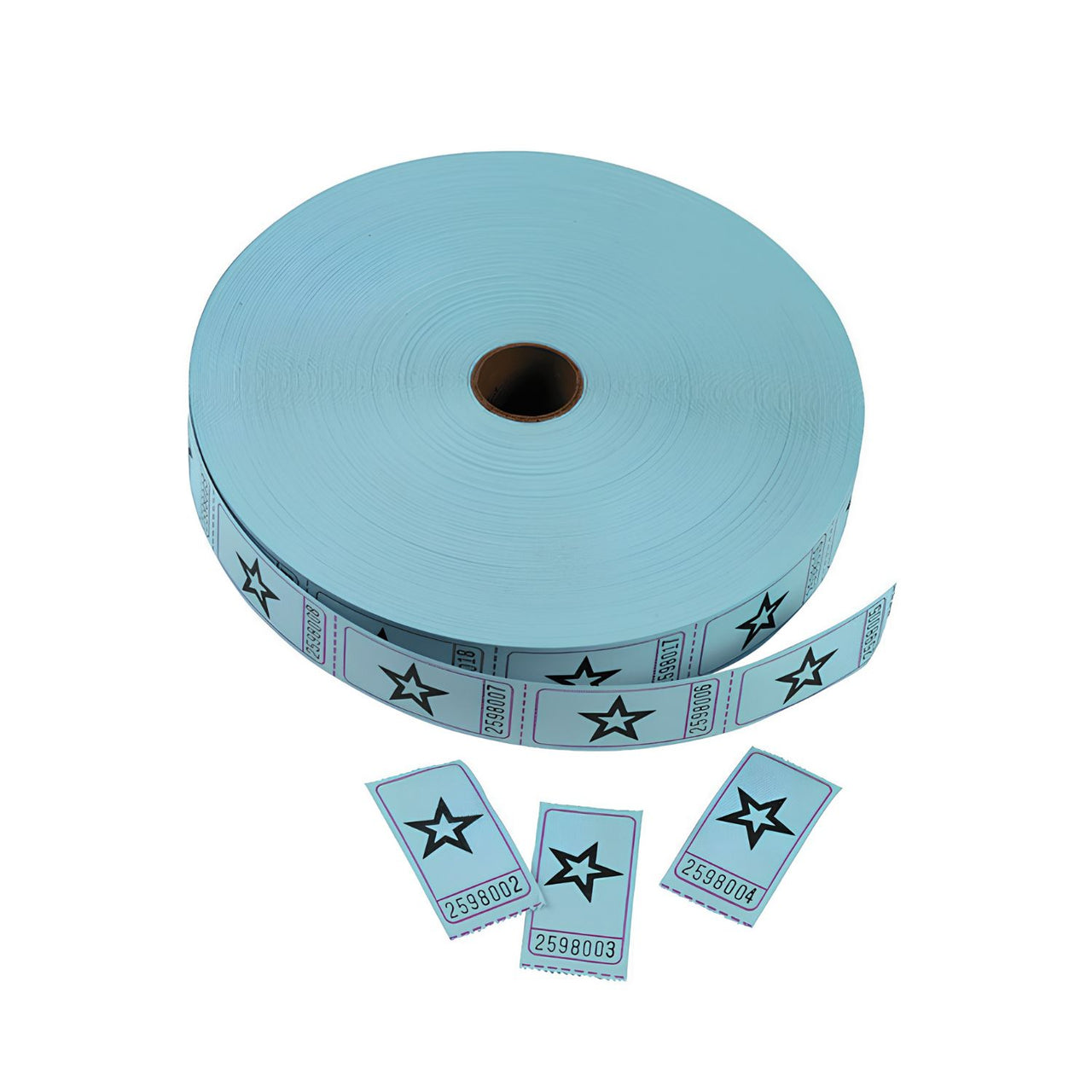 blue star bulk carnival ticket roll includes 2000 tickets