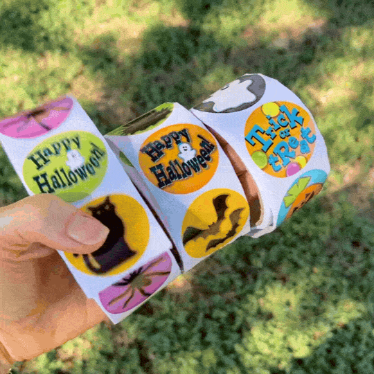 bulk halloween stickers on rolls