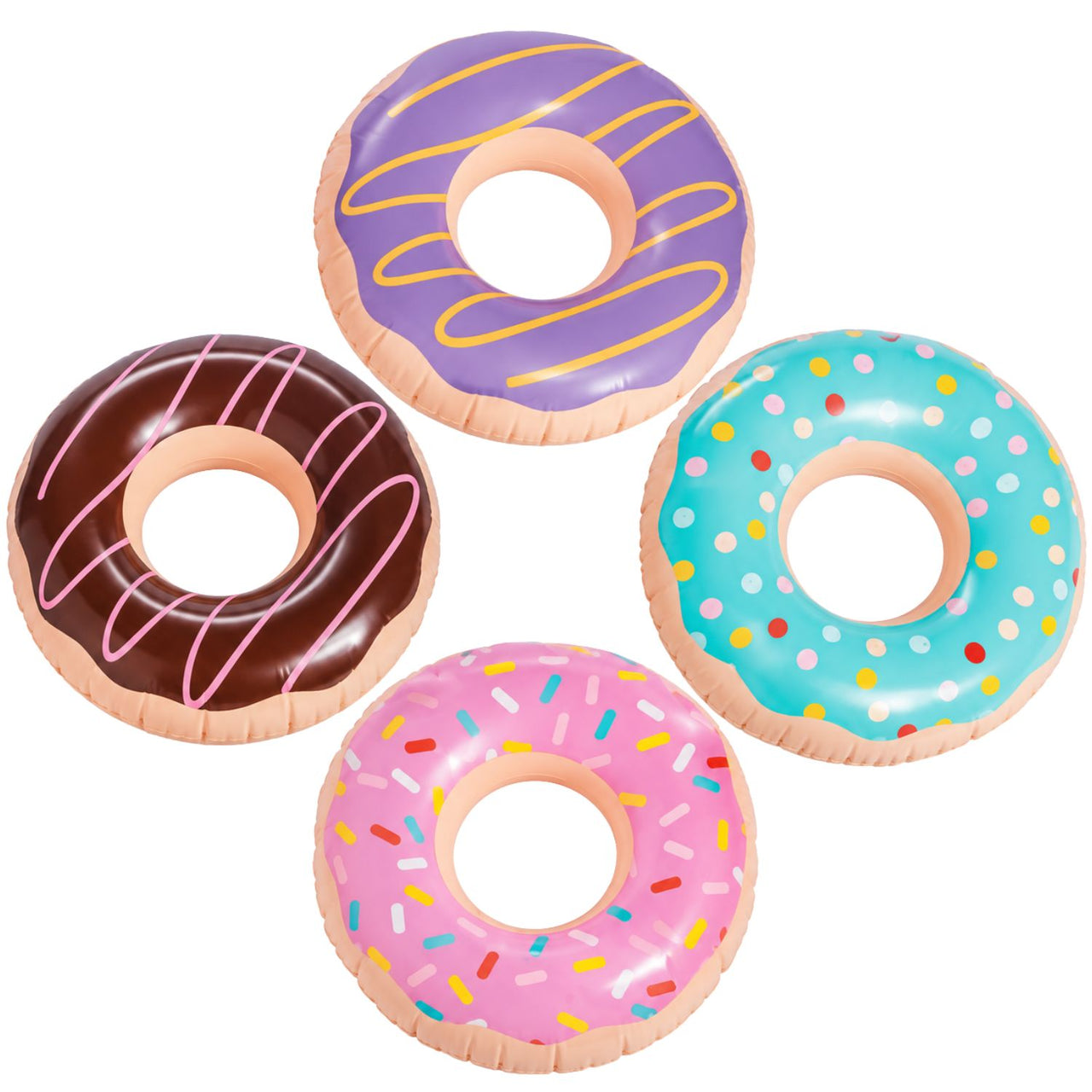 Inflatable Donuts 15 Inches (24 total donuts in 2 bags)  $1.31 each