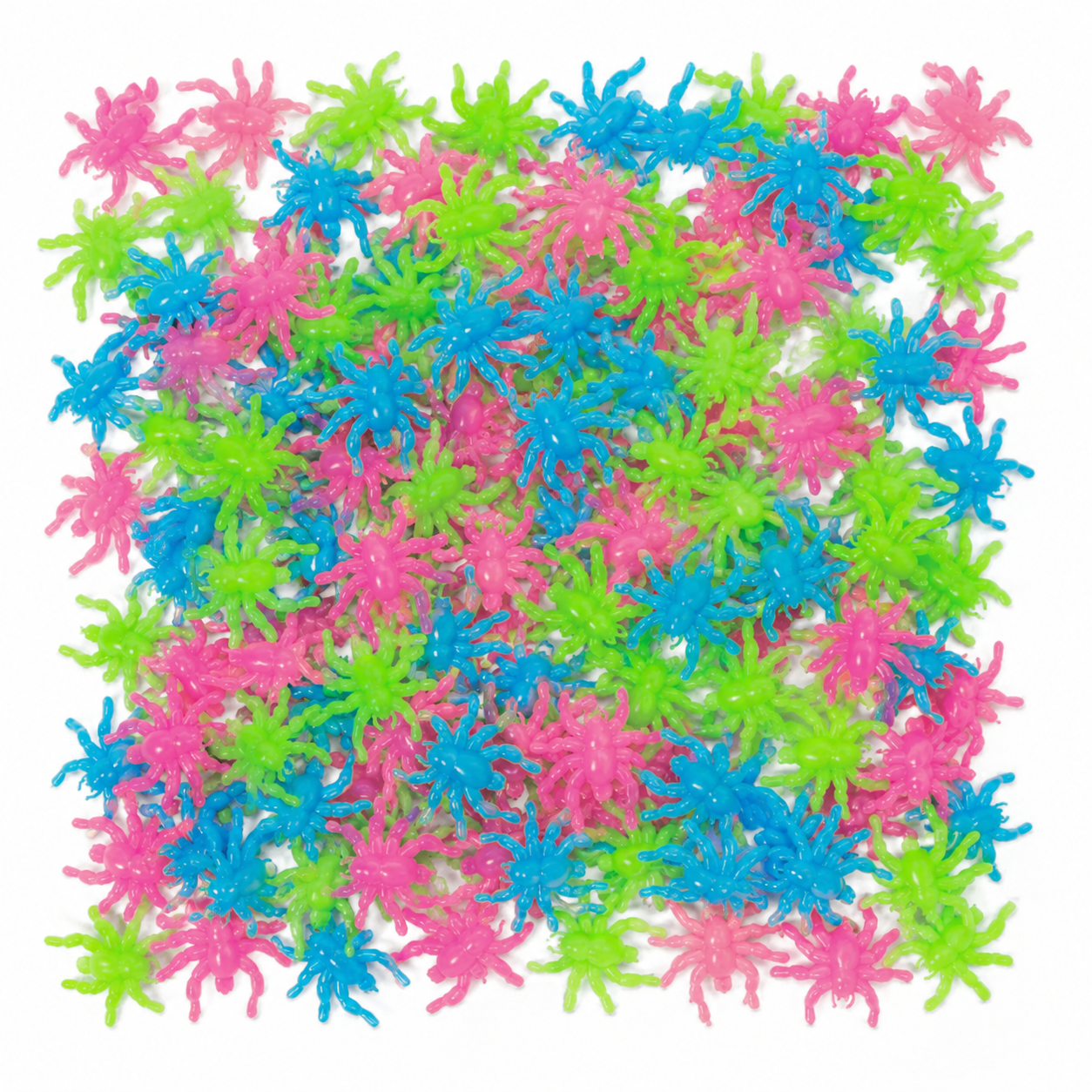 Plastic Jumping Spiders (144/package) 4¢ each
