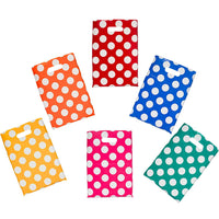 Thumbnail for Polka Dot Plastic Treat Bags (50/package) 19¢ each