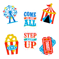 Thumbnail for Carnival Themed Yard Sign - Includes Metal Stakes
