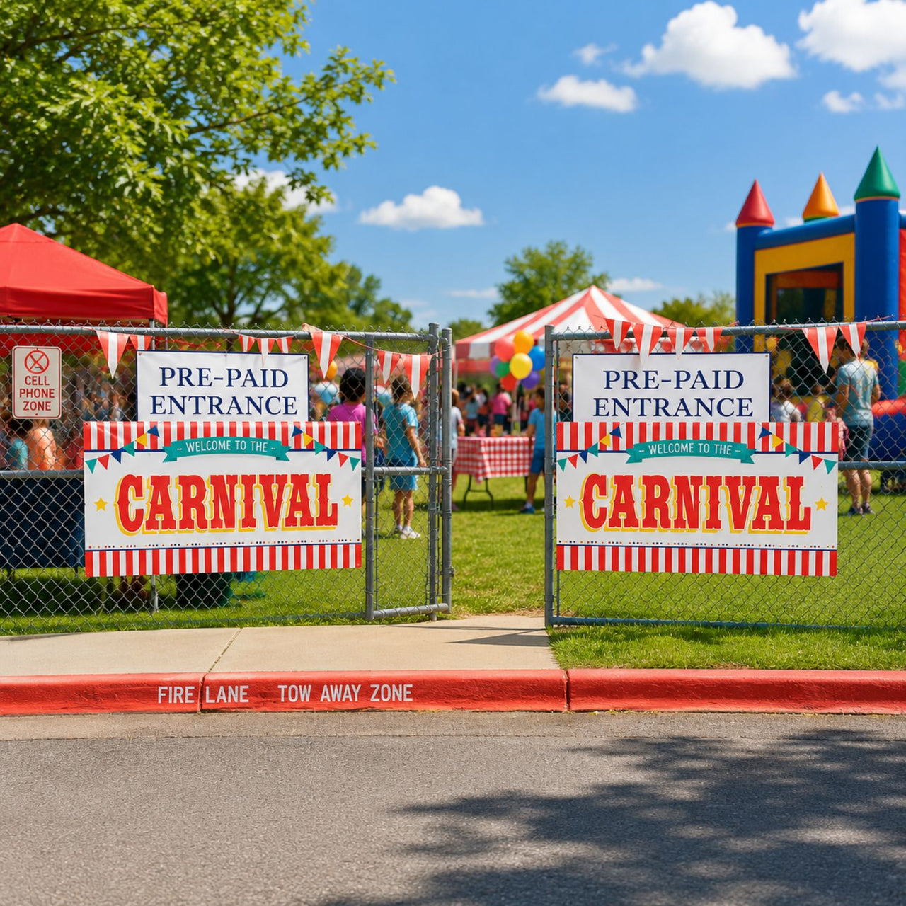 Carnival Sign Decoration Banner