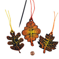 Thumbnail for Fall Craft Color Scratch Leaves