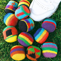 Thumbnail for colorful knitted kick balls bulk