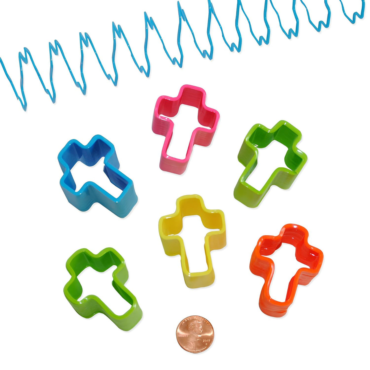 cross shaped mini springs bulk toy