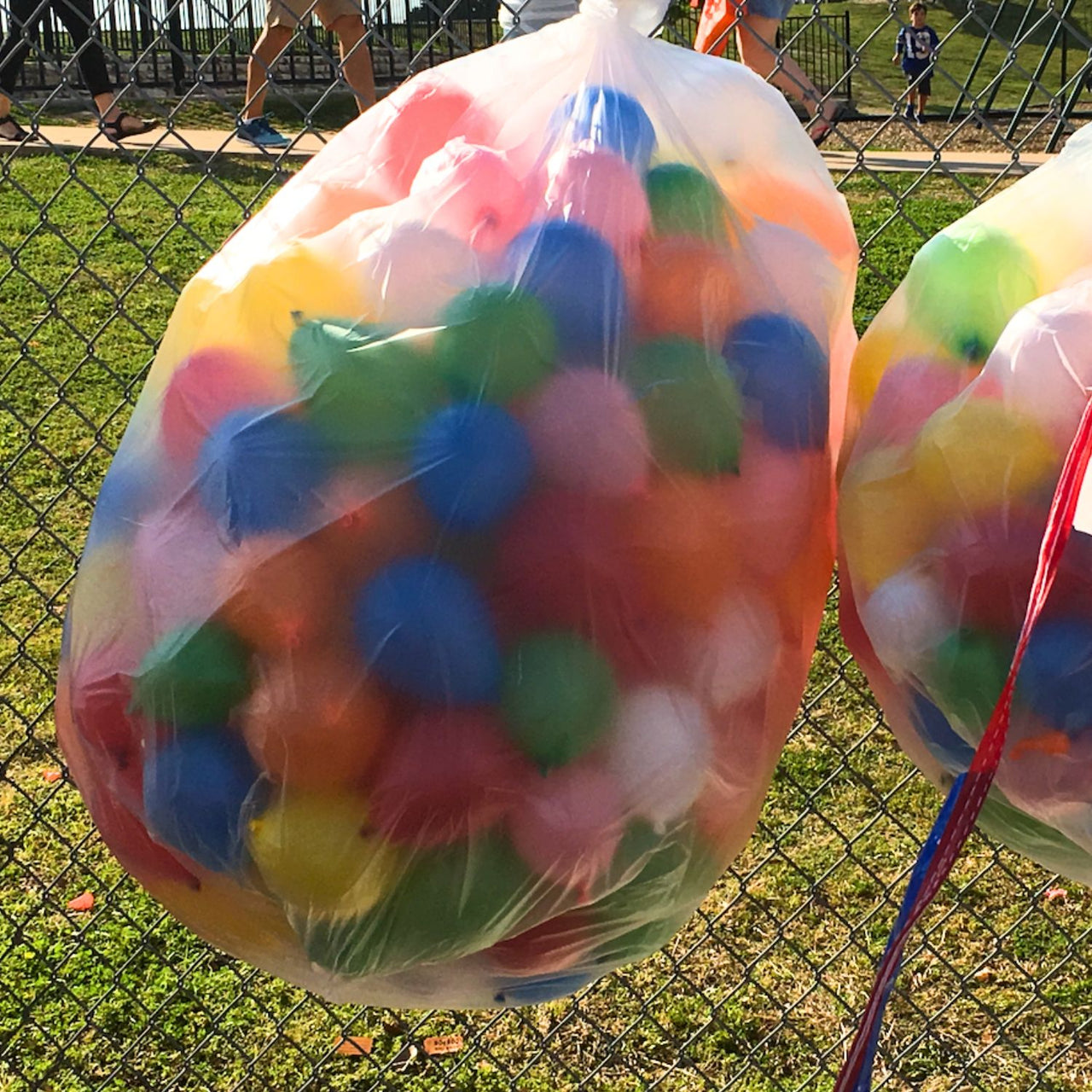 dart balloons ready for a carnival game