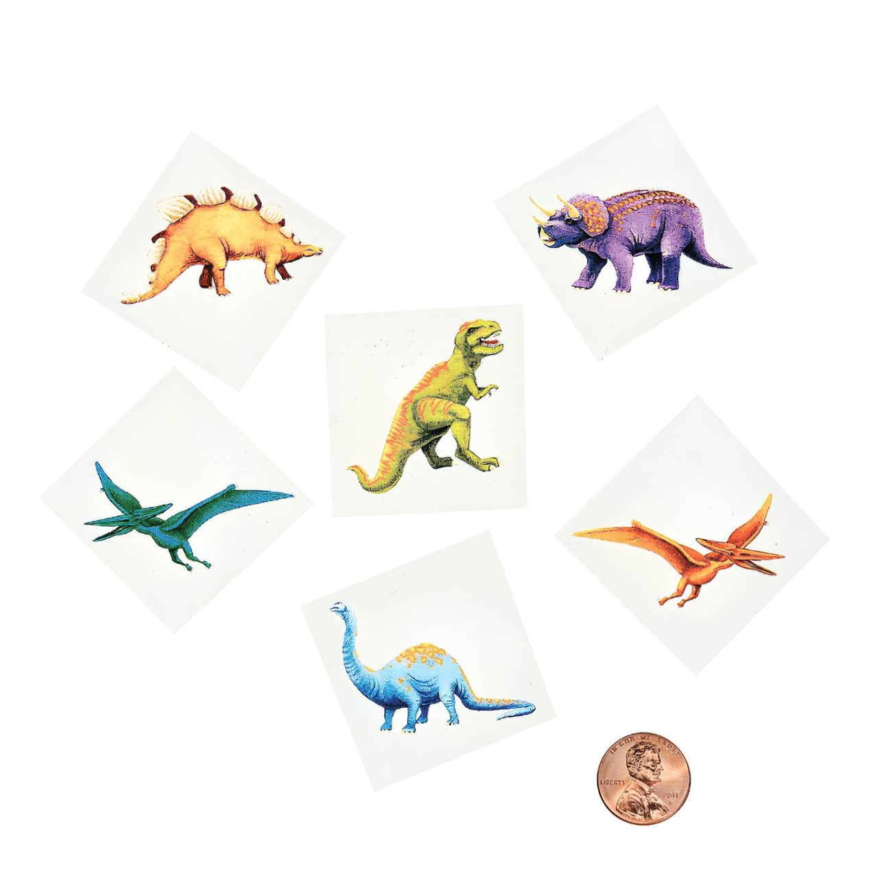 assorted dinosaur removable tattoos