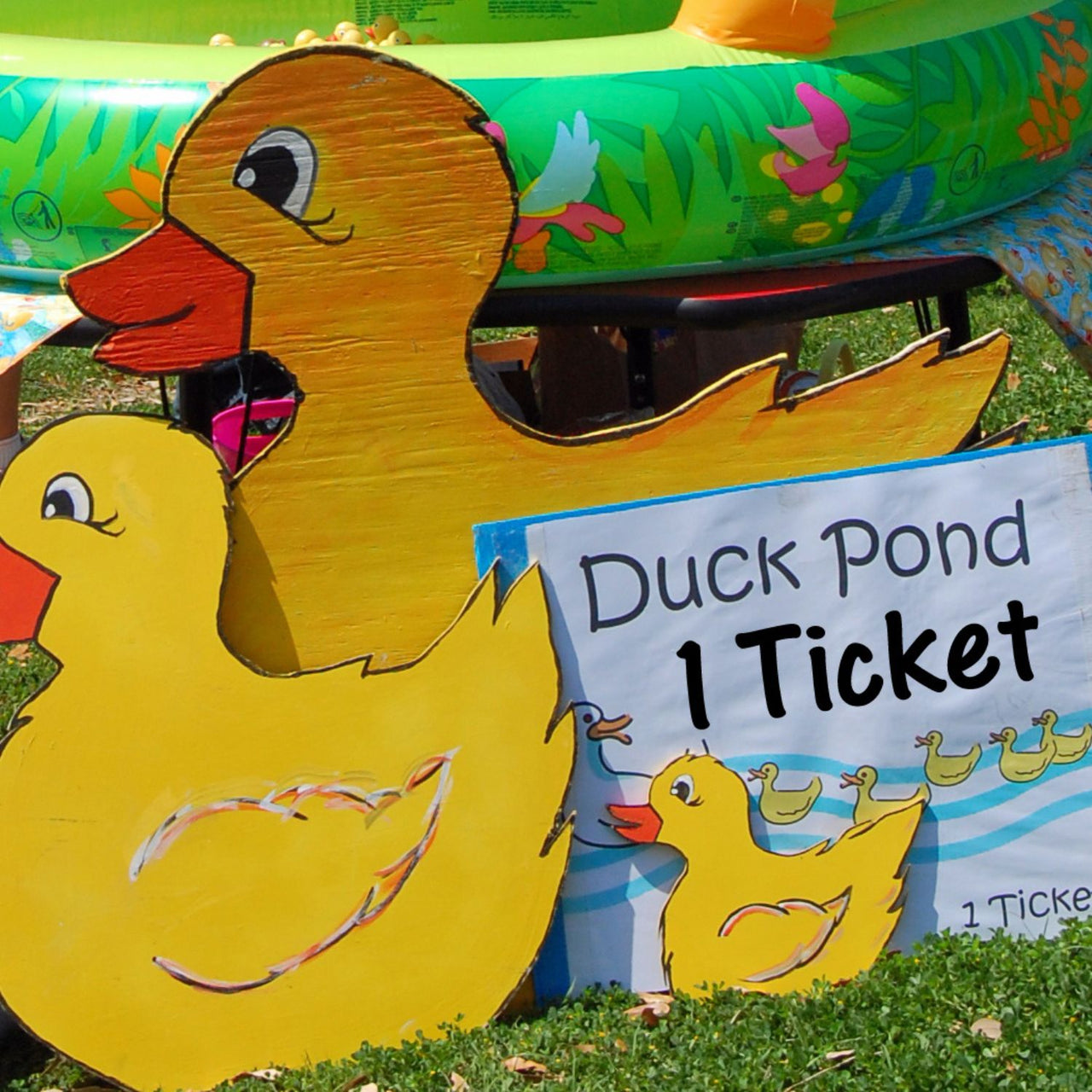 wood duck pond ticket sign outside