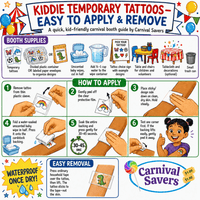 Thumbnail for easy instructions for how to apply kiddie tattoos