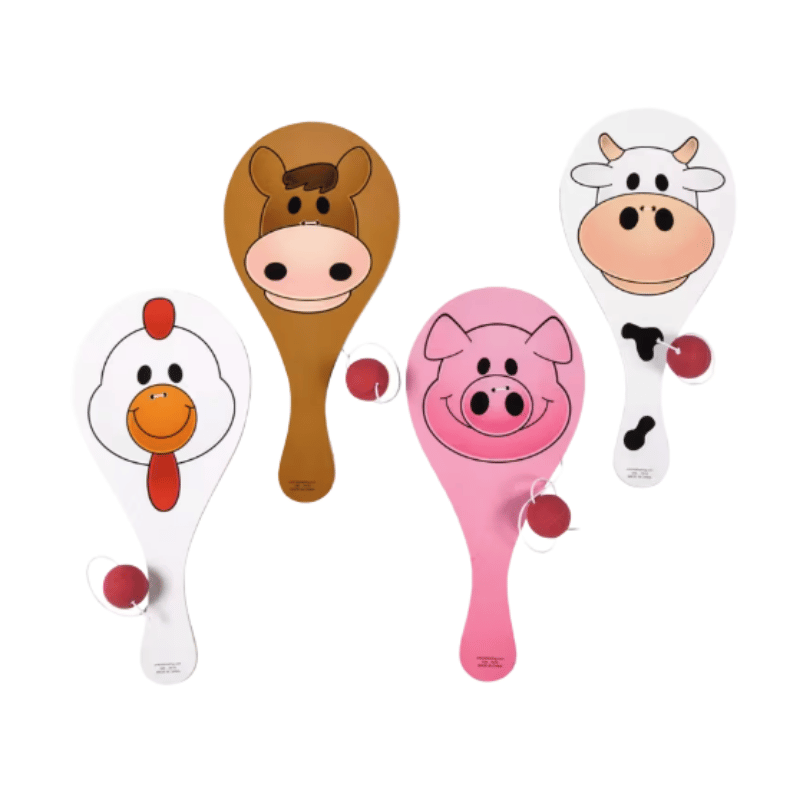 farm animal paddle ball games bulk