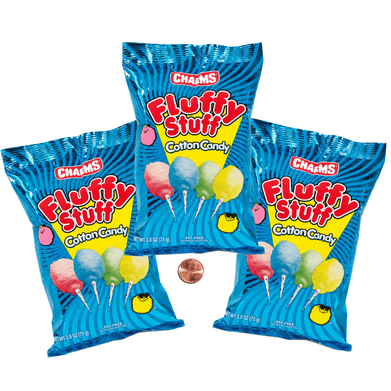 Charms® Fluffy Stuff® Fruit Cotton Candy Packs (24/box) $1.85 each