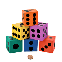 Thumbnail for foam playing dice bulk