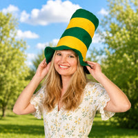 Thumbnail for girl wearing stovepipe hat outside