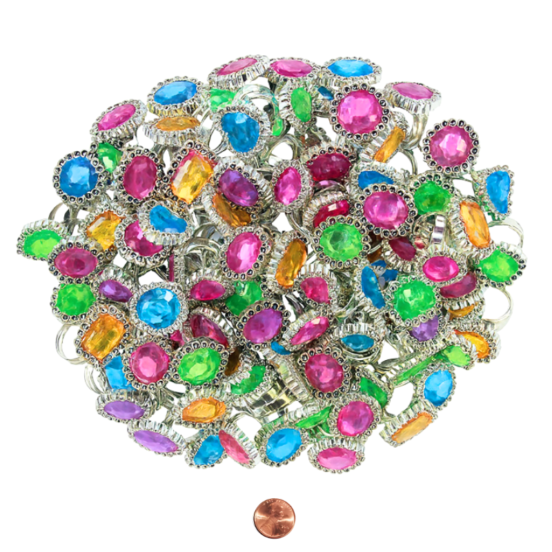 girls plastic toy rings prizes small toys