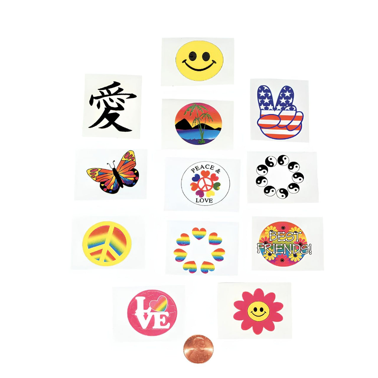 60's themed assorted tattoos 