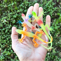 Thumbnail for Colorful Glow in the Dark Lizards (12/package) 45¢ each