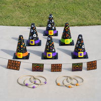 Thumbnail for halloween game - witches hats ring toss game