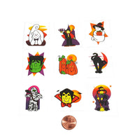 Thumbnail for assorted halloween designs glitter temporary tattoos