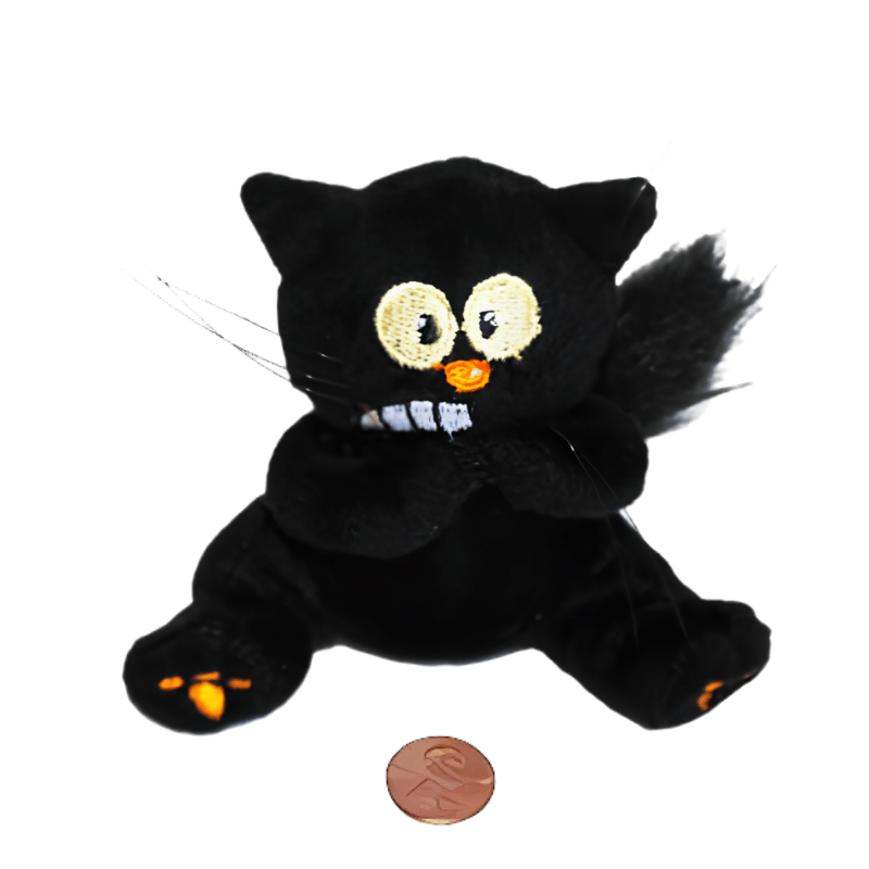halloween black cat stuffed animal