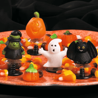 Thumbnail for halloween toys with candy on a plate