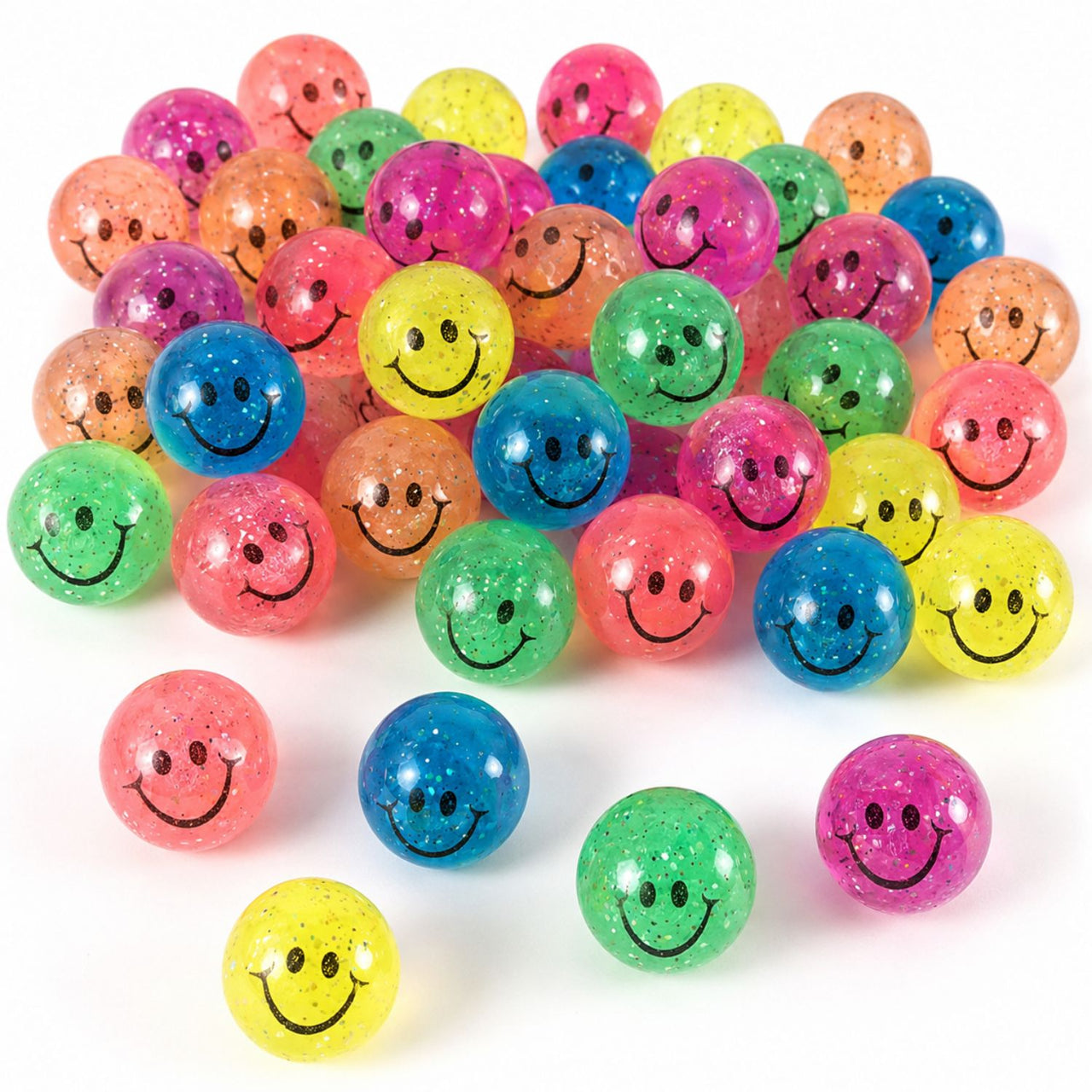 high bounce smile face ball