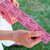Thumbnail for close up hot pick raffle tickets - double tickets