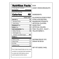 Thumbnail for nutrition facts candy cross bracelets 