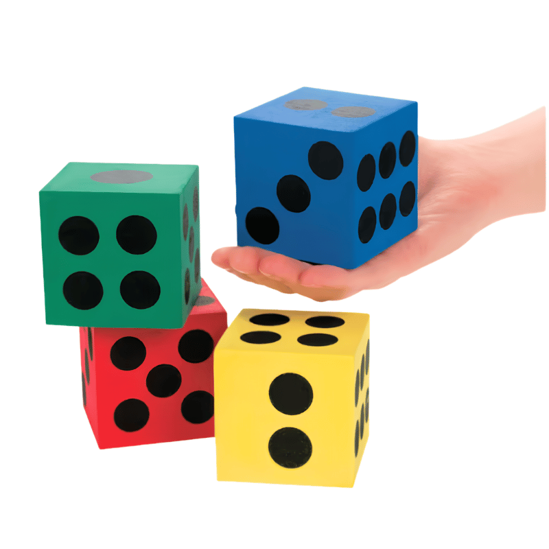 large foam dice