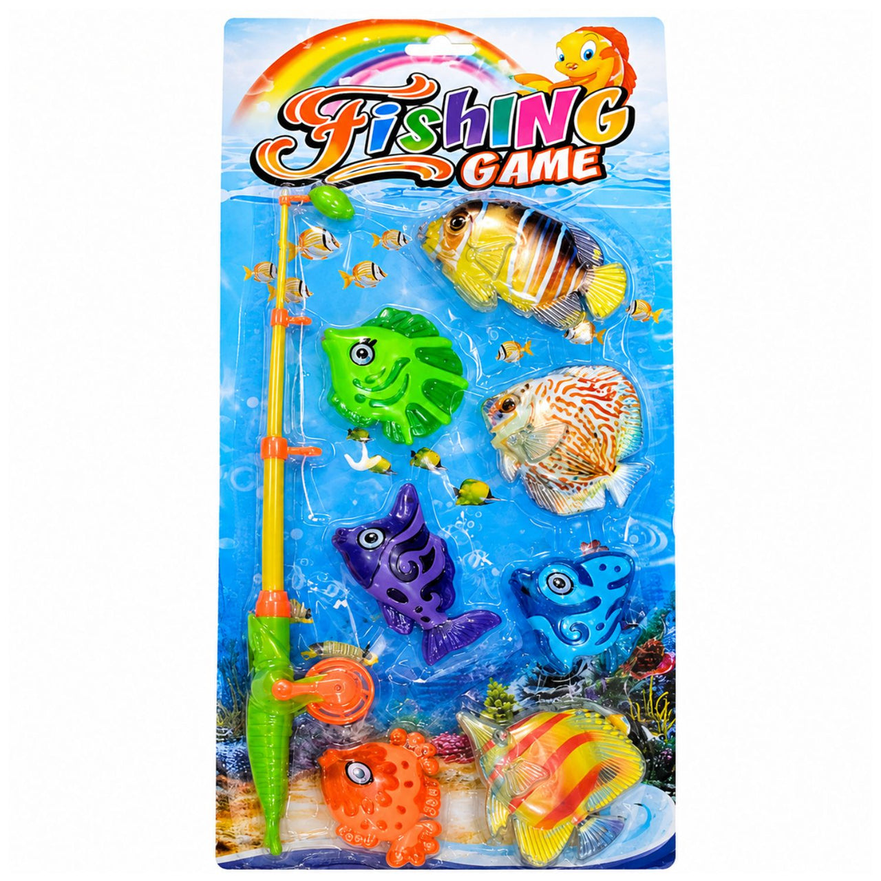 Magnetic fishing game in package