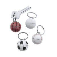 Thumbnail for metal sport ball keychains