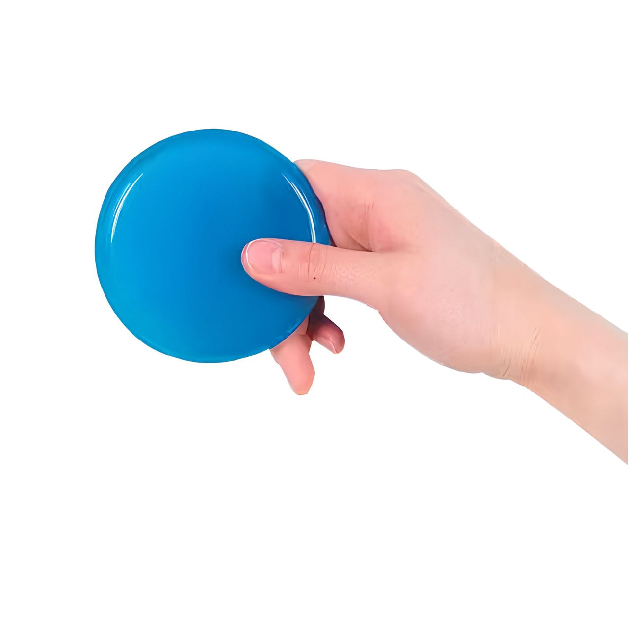 mini flying disc in a hand