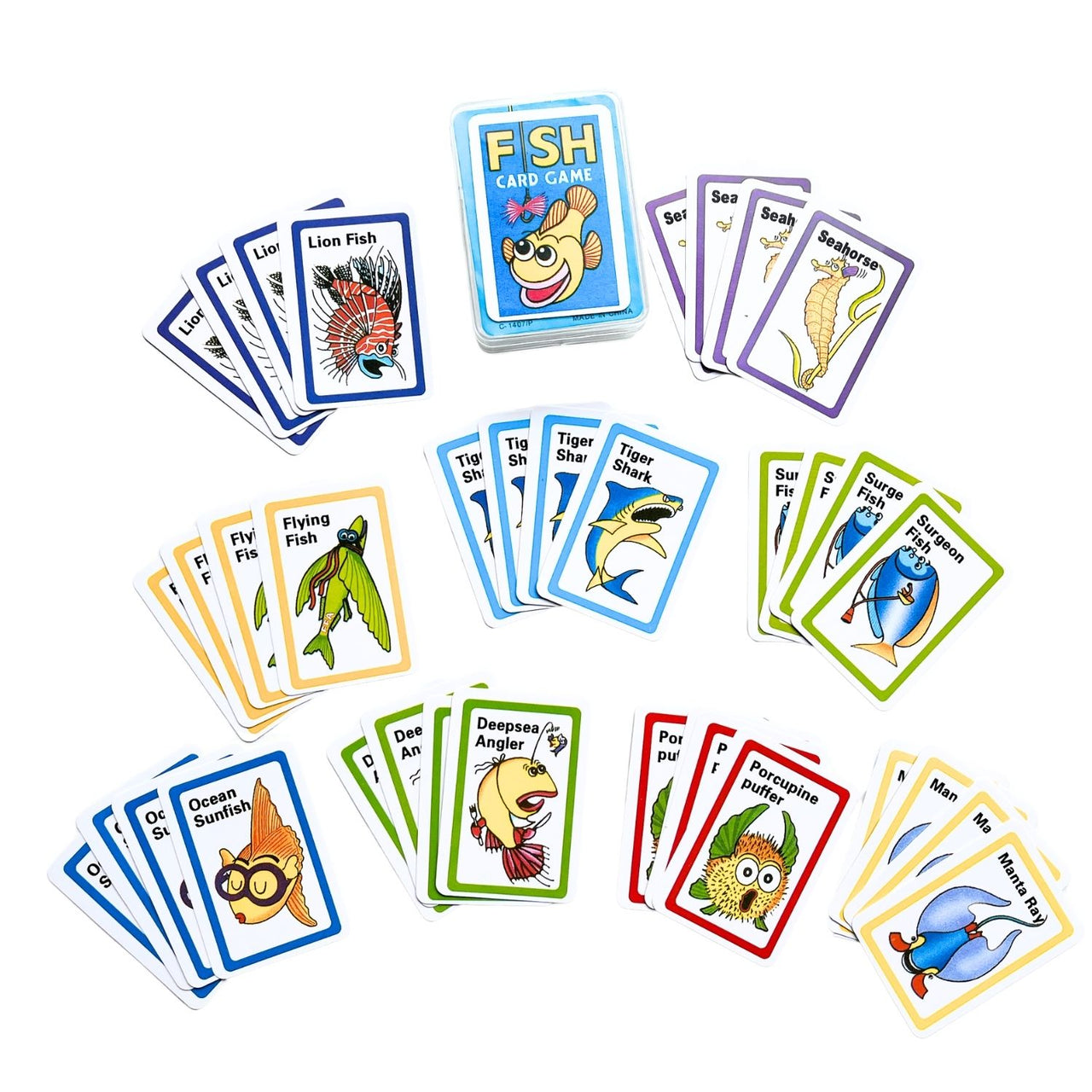 mini go fish card game decks