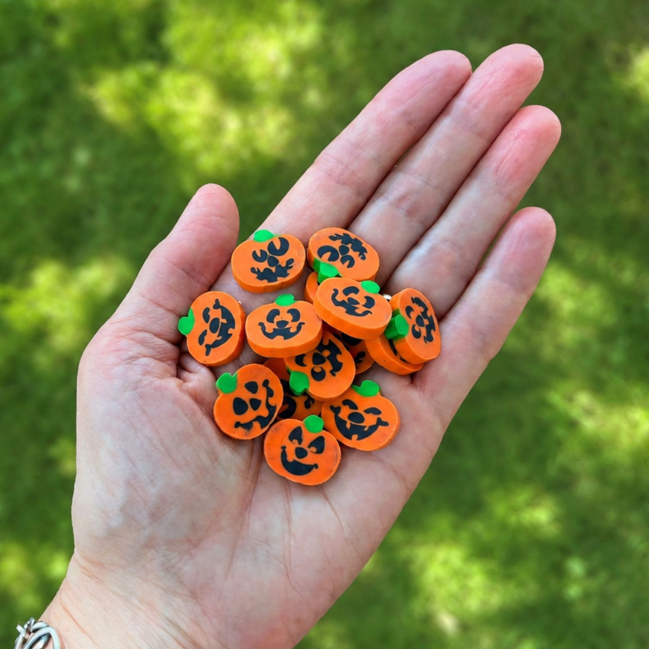 mini jack-o-lantern erasers bulk