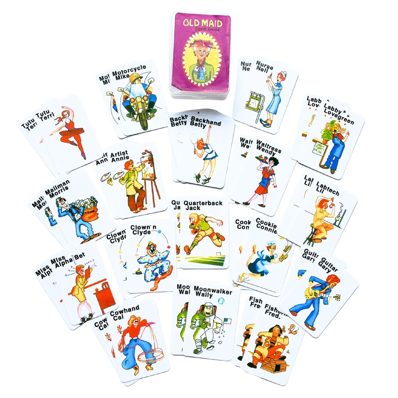 mini old maid card game details