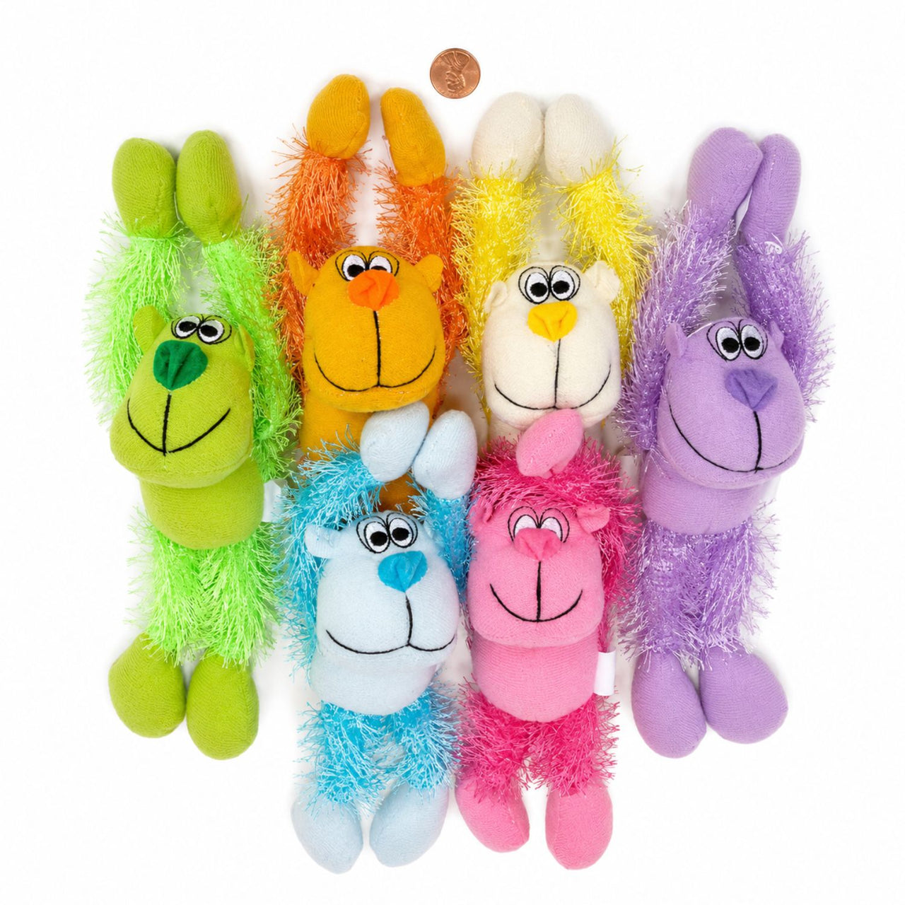 Long Armed Plush Apes (24 total apes in 2 bags) $1.65 each