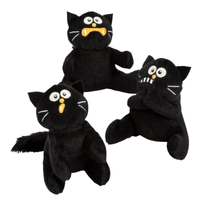 Thumbnail for mini plush halloween black cats