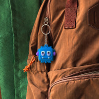 Thumbnail for monster keychain on a backpack